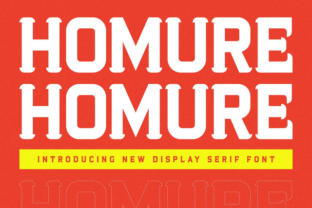 Homure Typeface Font Storytype Studio 