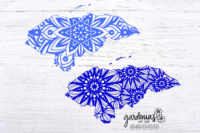 Honduras Mandalas SVG Gardenias Art Shop 
