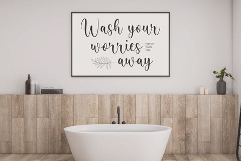 Honesty Elisabeth - Handwritten font Font Timur type 