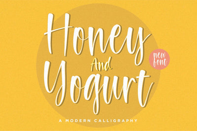 Honey and Yogurt Font Font Balpirick 