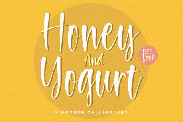 Honey and Yogurt Font Font Balpirick 