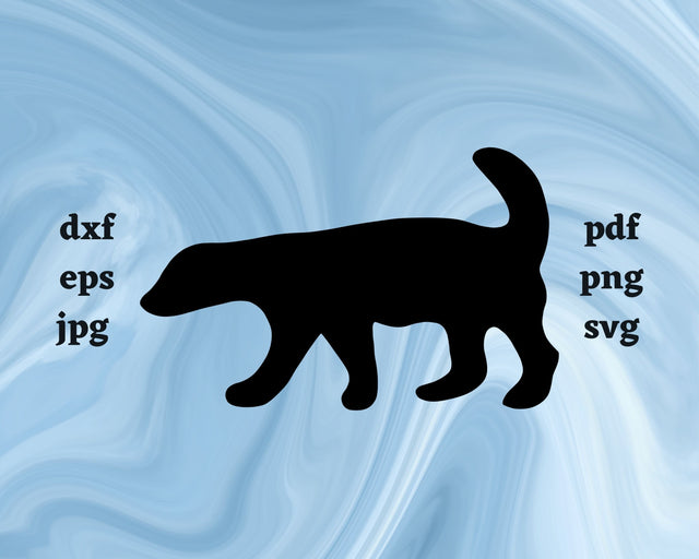 Honey Badger SVG Cut File SVG Northern Light SVG 