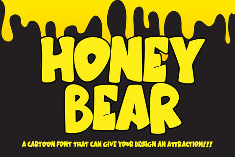 Honey Bear Font Letterara 