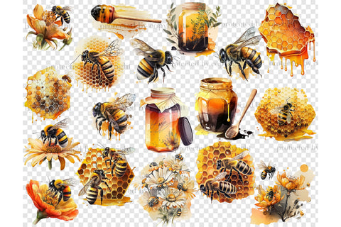 Western honey bee Heart , bee transparent background PNG clipart