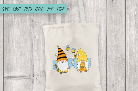 Honey Bee Gnomes SVG, Bee SVG, Bumblebee Farmhouse Gnomes SVG Irina Ostapenko 