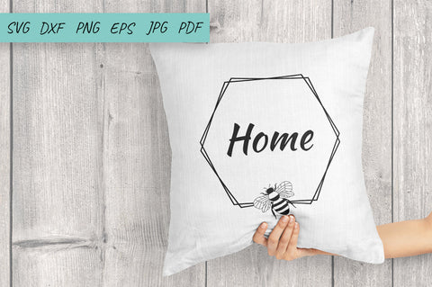 Honey Bee Monogram frame, Bee Frame SVG SVG Irina Ostapenko 