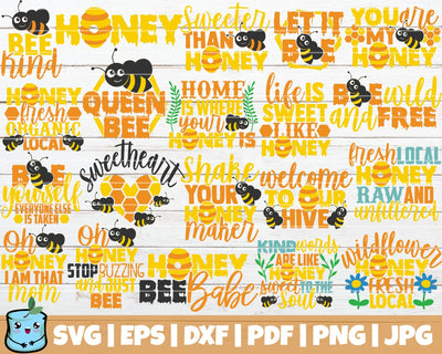 Honey Bee SVG Bundle SVG MintyMarshmallows 