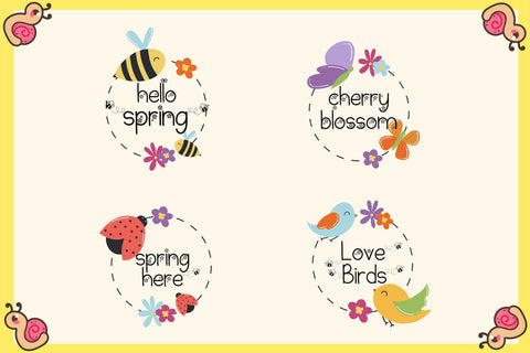 Honey Beezy - Spring Bee Font Font Dm Letter Studio 