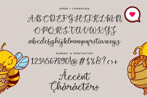 Honey Blossom Font Font Balpirick 