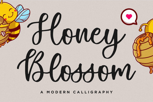 Honey Blossom Font Font Balpirick 