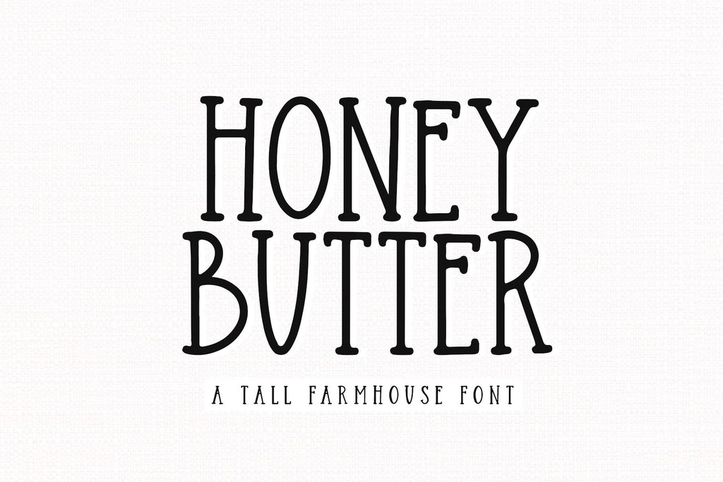 Honey Butter - Farmhouse Font - So Fontsy