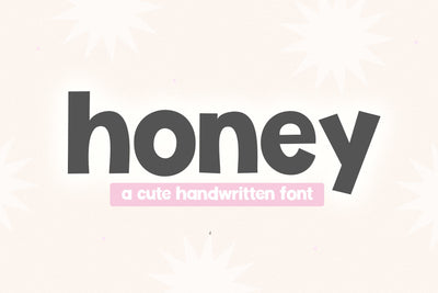 Honey - Fun Handwritten Font Font KA Designs 