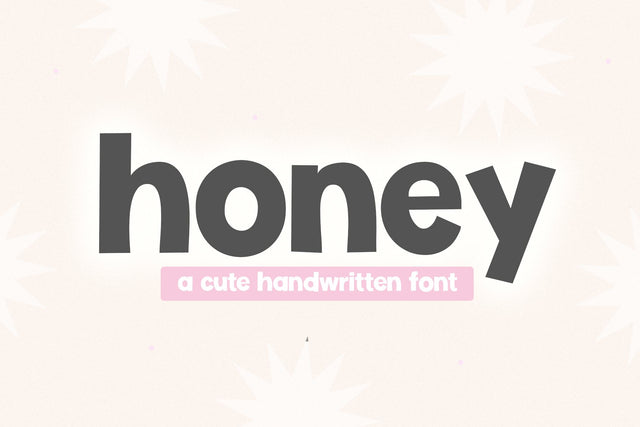 Honey - Fun Handwritten Font Font KA Designs 