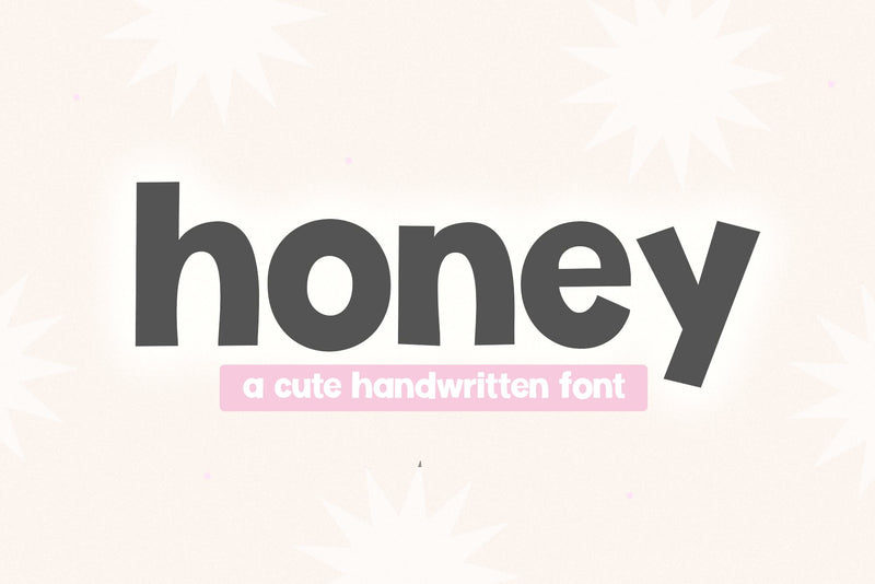 Honey - Fun Handwritten Font Font KA Designs 