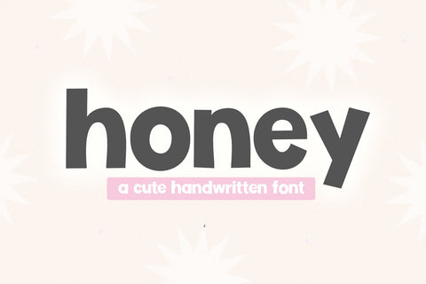 Honey - Fun Handwritten Font Font KA Designs 
