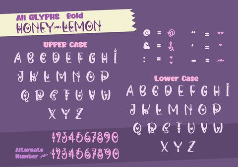 Honey Lemon Font BB Digital Arts 