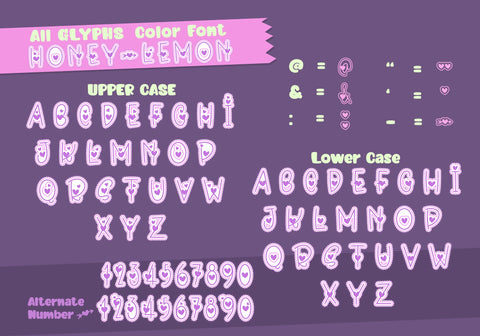 Honey Lemon Font BB Digital Arts 