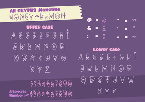 Honey Lemon Font BB Digital Arts 