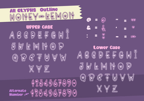 Honey Lemon Font BB Digital Arts 