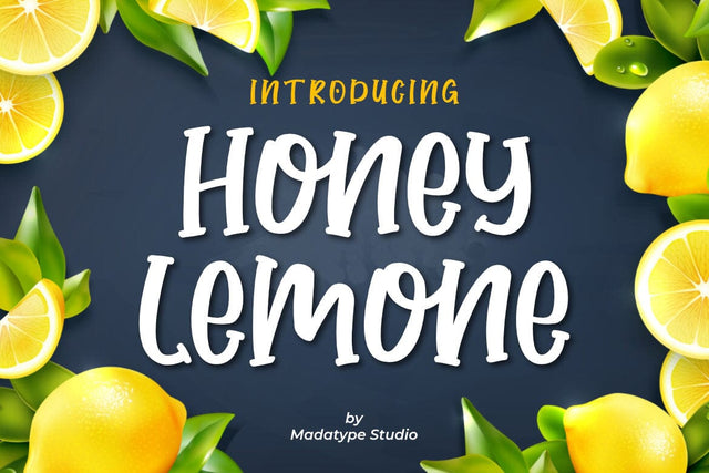 Honey Lemone Font Madatype Studio 