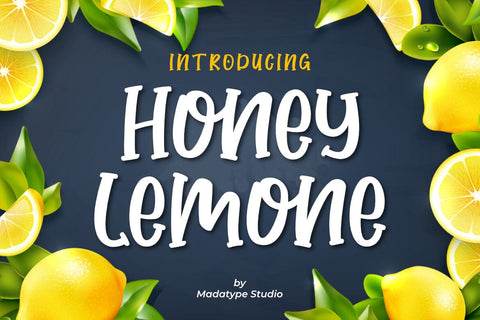 Honey Lemone Font Madatype Studio 
