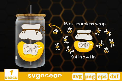 Honey Libbey Wrap SVG SVG SvgOcean 