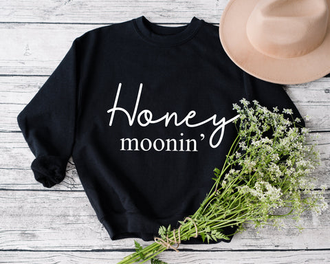 Honey Moonin Svg, Honeymoon Svg, Wedding Svg, Bride Svg, Groom Svg, Married svg, Honeymoon Matching Shirts, Honeymoon T-shirt Svg SVG Fauz 