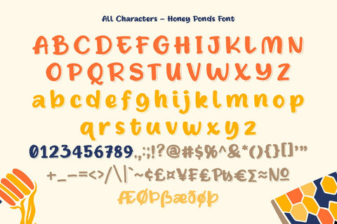 Honey Ponds Font yumnatype 