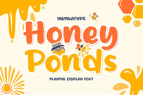 Honey Ponds Font yumnatype 