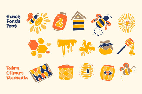 Honey Ponds Font yumnatype 