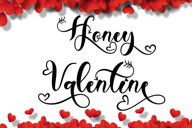 Honey Valentine Font Prasetya Letter 
