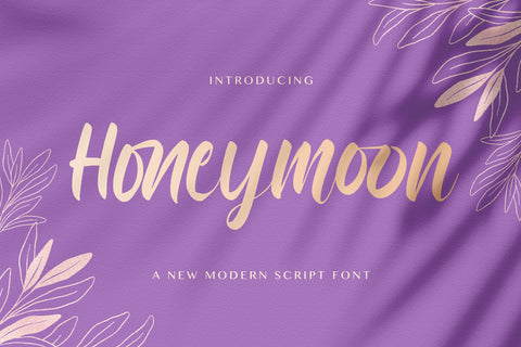 Honeymoon - Handwritten Font Font StringLabs 