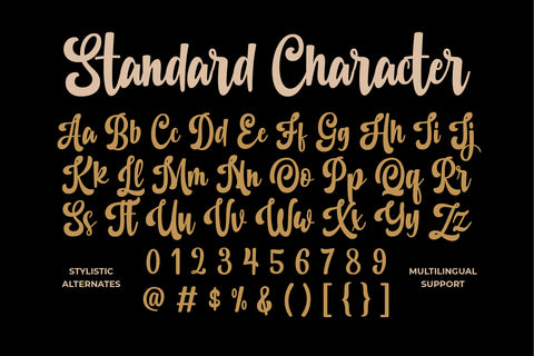 Honeystar - Gorgeous and Bold Handwritten Font ahweproject 
