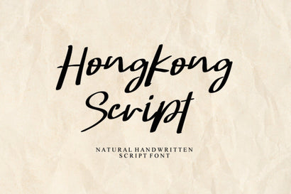 Hongkong Script Font Afandi Studio 