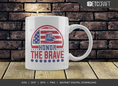 Honor The Brave SVG Cut File, Happy Confederate Memorial Day Svg, Confederate Heroes Day Svg, Confederate Memorial Quote, ETC T00629 SVG ETC Craft 
