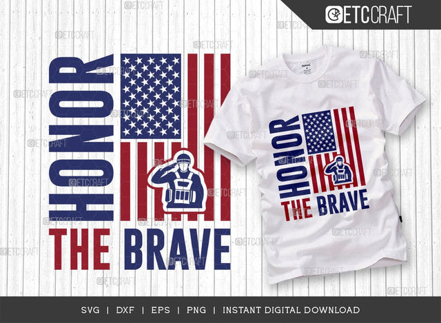 Honor The Brave SVG Cut File, Happy Confederate Memorial Day Svg, Confederate Heroes Day Svg, Confederate Memorial Quote, ETC T00629 SVG ETC Craft 