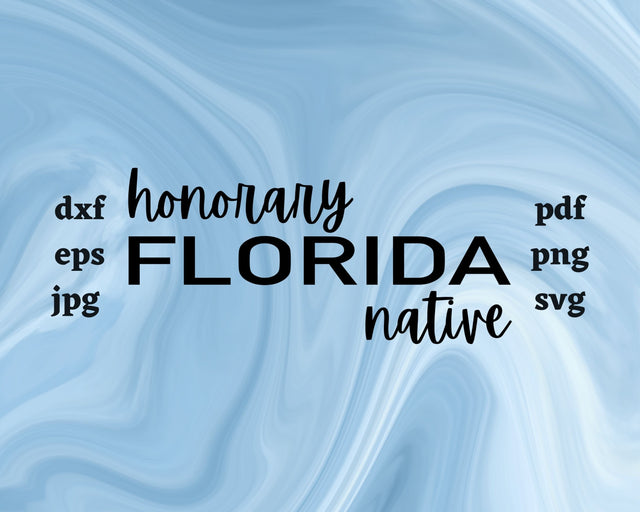 Honorary Florida Native SVG Cut File SVG Northern Light SVG 