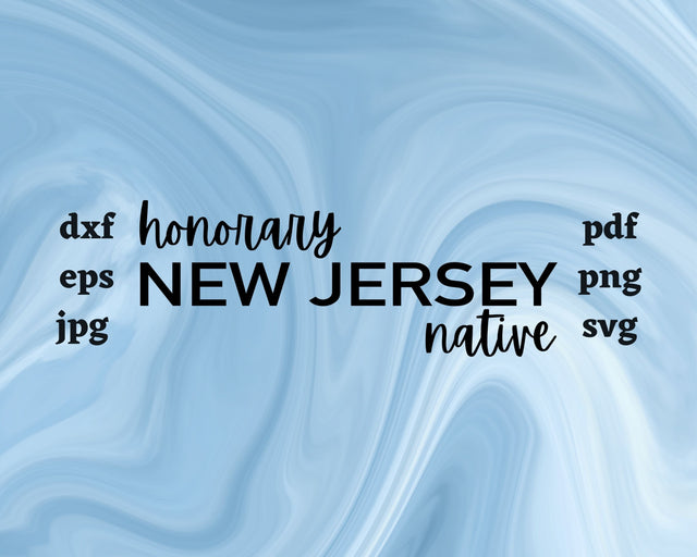 Honorary New Jersey Native SVG Cut File SVG Northern Light SVG 
