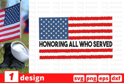 Honoring all who served SVG Cut File SVG SvgOcean 