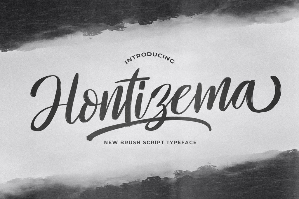 Hontizema - Handwritten Font - So Fontsy