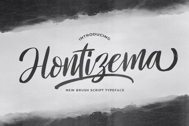 Hontizema - Handwritten Font Font StringLabs 