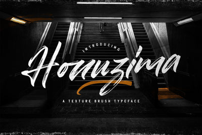 Honuzima - Handbrush Script Font Font StringLabs 