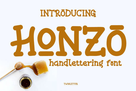 Honzo Font twinletter 