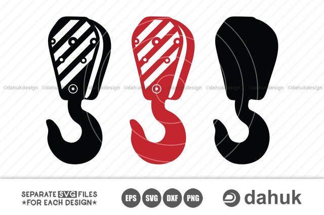 Hook crane svg,hook crane svg,crane silhouette,cricut cut files,svg,dxf,eps,png SVG dahukdesign 