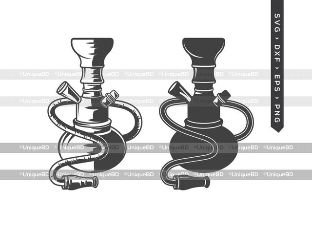 Hookah SVG Cut File | Hookah Pipe Svg | Shisha Svg | Shisha Icon Svg | Hookah Stencil Svg | Hookah Silhouette | Dxf | Eps | Png | Cut File SVG ETC Craft 