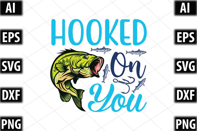 Hooked On You SVG SVGista 