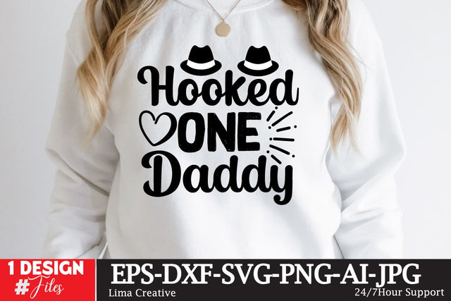 Hooked One Daddy Father's Day SVG Design,Dad Sublimation Design,Father's Day SVG Quotes,Father's Sublimation ,Daddy Sublimation SVG Insomnia Std 