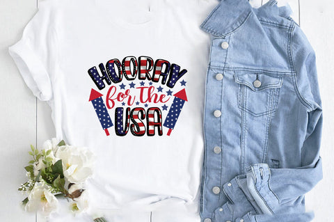 Hooray For The Usa Sublimation SVGArt 
