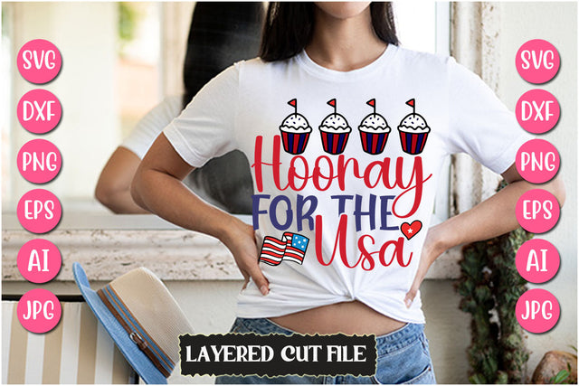 Hooray for the Usa SVG Cut File SVG Newmockups 