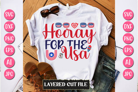 Hooray for the Usa SVG Cut File SVG Newmockups 